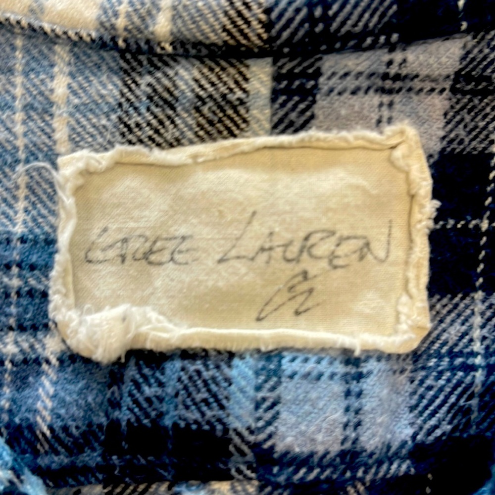 Greg Lauren Yoko flannel studio shirt
